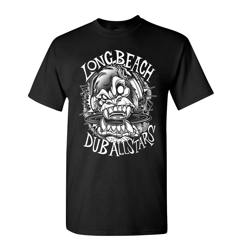 Gorilla Tee (Black) – Long Beach Dub AllStars Merch Gorilla Tee (Black) – Long Beach Dub AllStars Merch