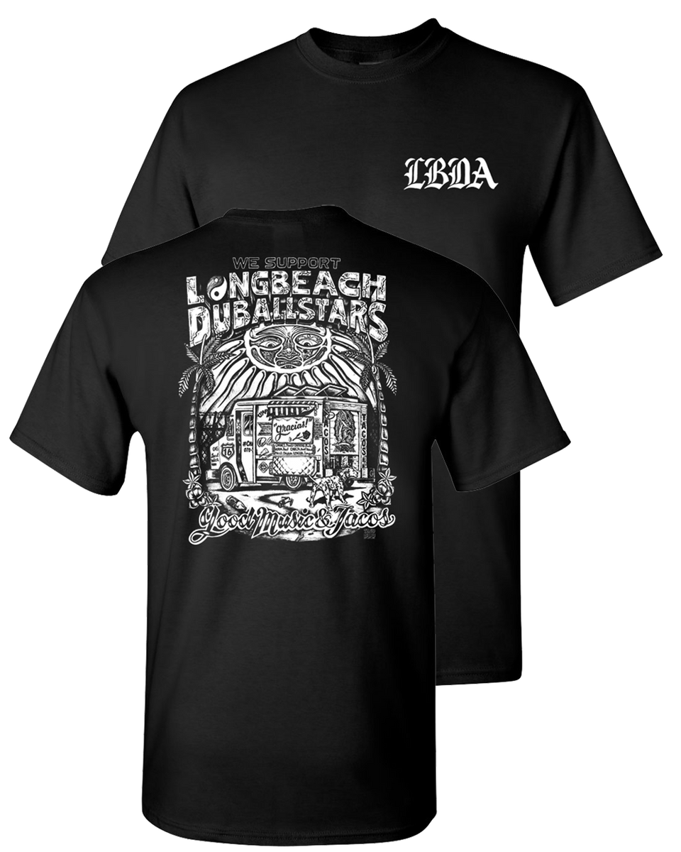 Taco Truck Tee (Black) – Long Beach Dub AllStars Merch