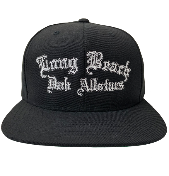 Classic Logo Black Snapback (Embroidered White Logo) – Long Beach 